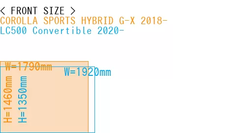 #COROLLA SPORTS HYBRID G-X 2018- + LC500 Convertible 2020-